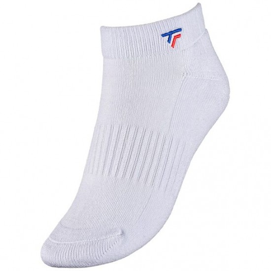 Tecnifibre Low Cut Chaussettes Blanches 3 Unites