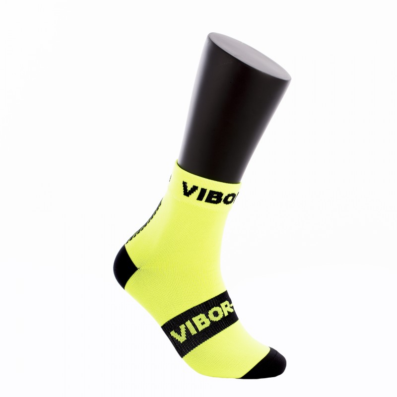 Calze Viper Kait Mid-Black Yellow Cane 1 Paio