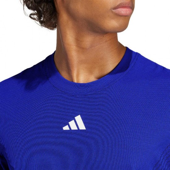 T-shirt adidas Airchill Pro Bleu Noir