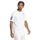 Camiseta Adidas Club 3 Stripes Blanco Negro