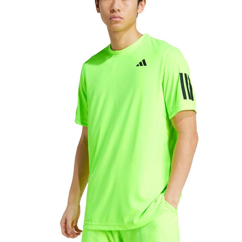 Adidas Club 3 Stripes Lucid Lemon Maglietta