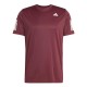 Adidas Club 3 Stripes Red Shadow T-Shirt