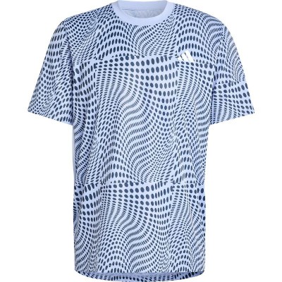 T-shirt Adidas Club Graphic Bleu