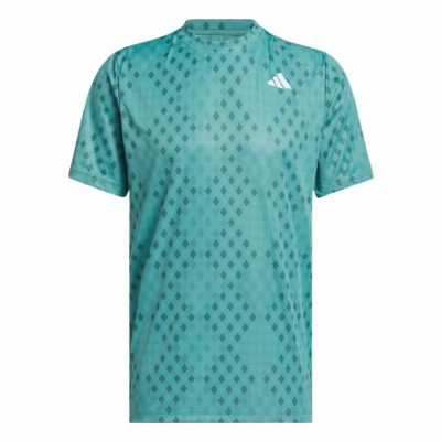 Camiseta Adidas Club Graphic Teal Blue
