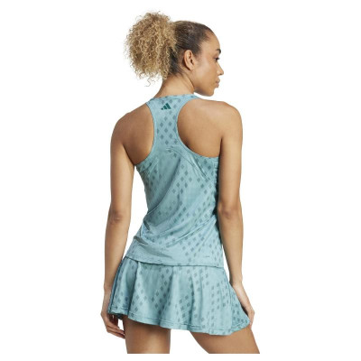 Camiseta Feminina Adidas Club Graphic Teal Blue