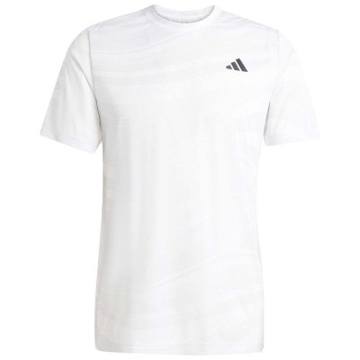 Camiseta Adidas Club Graphic Branca Cinza