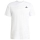 T-shirt adidas Club Graphic Blanc Gris