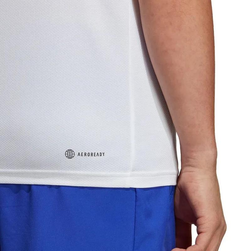 Adidas Essentials Base White Black T-Shirt