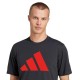 Adidas Essentials Black Red T-Shirt