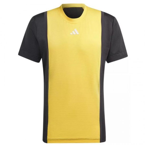 Adidas Freelift Pro T-Shirt Yellow Black