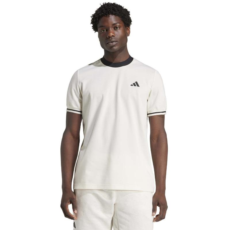 T-shirt blanc ? la craie Adidas Legacy
