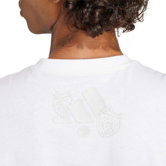 Camiseta Branca Grafica Adidas London
