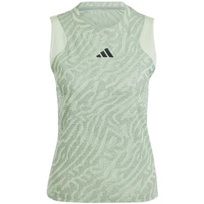 Camiseta Feminina Adidas Match Pro Verde Cinza