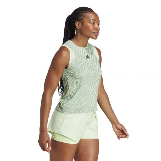 Adidas Match Pro Green Grey Women''s T-Shirt