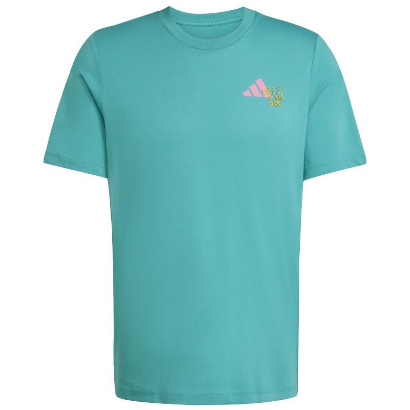 Adidas Padel Graphic Teal Blue T-Shirt