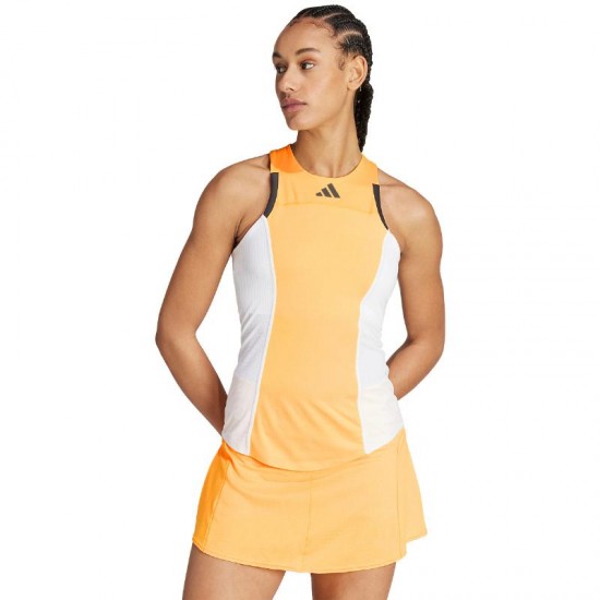 T-shirt Femme Adidas Pro Orange Blanc
