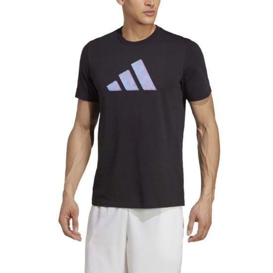 Camiseta Adidas Tennis AO Graphic Negro