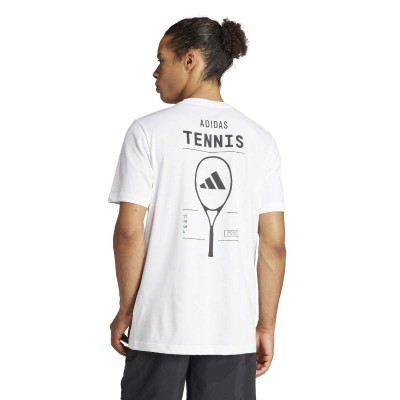 Camiseta Adidas Tennis Category Graphic Blanco