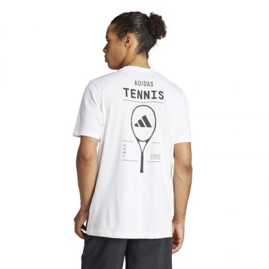 Camiseta Adidas Tennis Category Graphic White