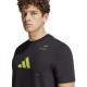 Camiseta Adidas Tennis Category Graphic Negro Limon