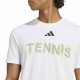 Camiseta Adidas Tennis Graphic Blanco