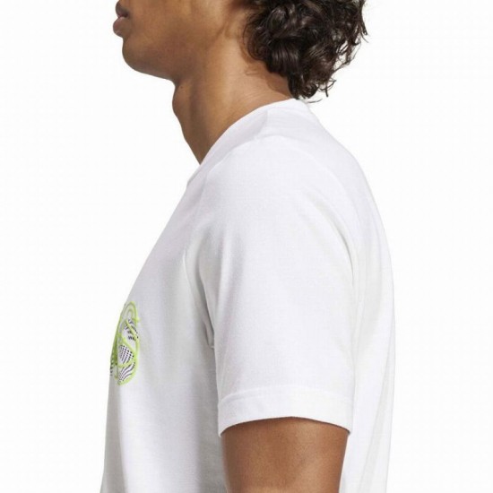 Camiseta Adidas Tennis Graphic Branca