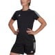 Camiseta Adidas Tiro 23 Negro Blanco Mujer