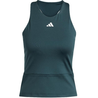 Camiseta Midi Adidas Y-Tank Verde Aurora para Mulheres