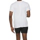 Camiseta Algodon Asics Silver Blanco Negro