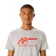 Cotone Asics Tiger Grey Cherry Tomato T-Shirt