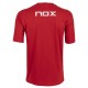 Camiseta Algodon Nox Basic Rojo Blanco