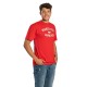 Camiseta Algodon Nox Basic Rojo Blanco