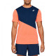 Asics Club Navy Coral T-Shirt