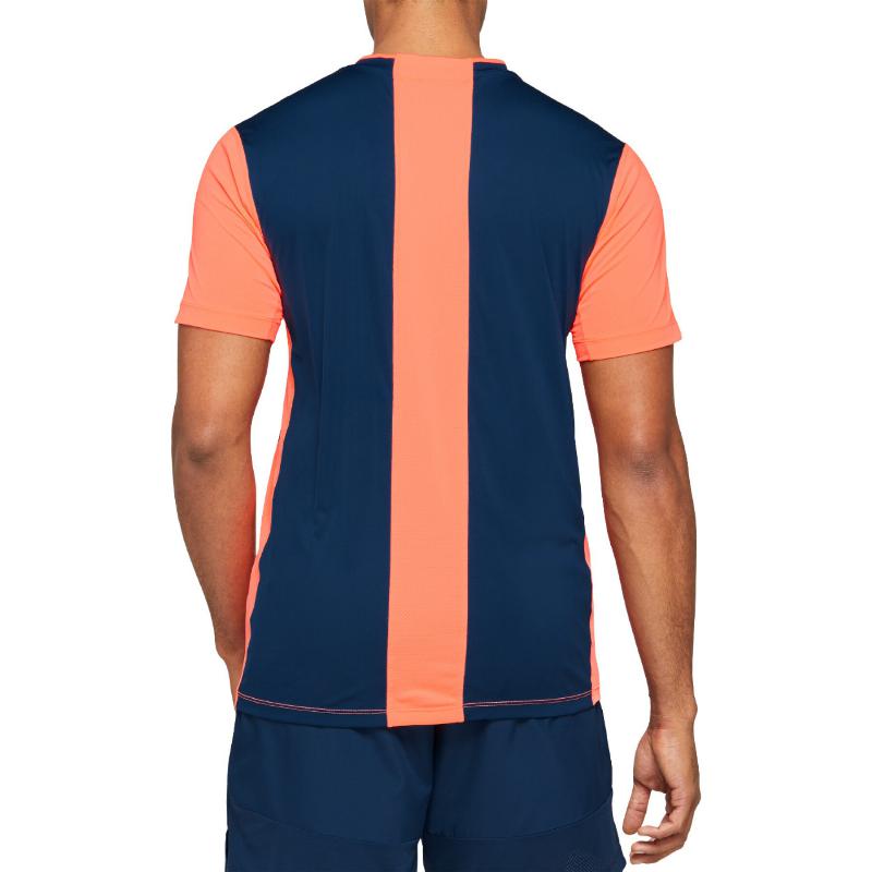 Asics Club Navy Coral T-Shirt