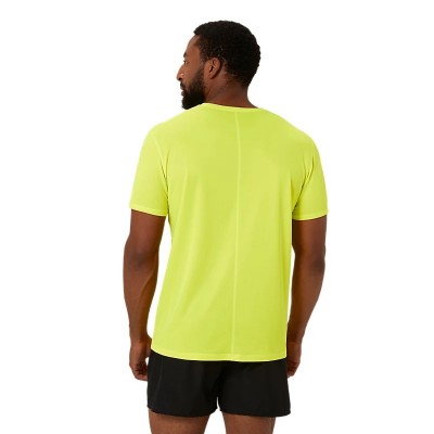 Asics Core Fluorescent Yellow Performance Black T-shirt