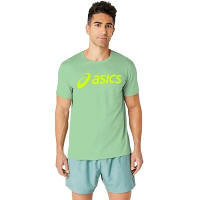 Camiseta Asics Core Celadon Light Fluorescente Amarela