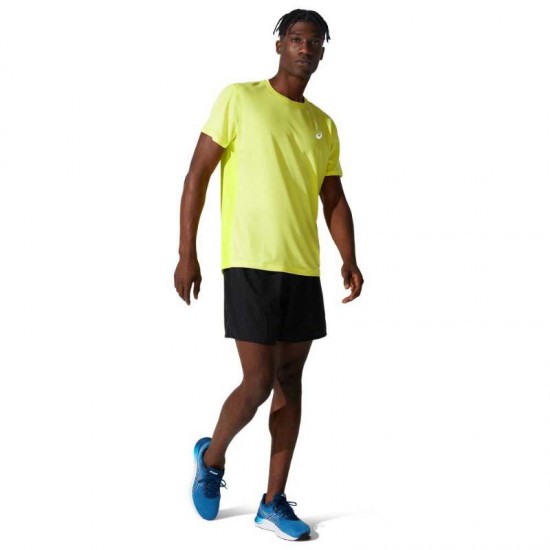 Asics Core SS Yellow Fluor T-Shirt