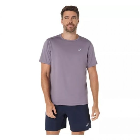 Camiseta Asics Core SS Top Gris Lavanda