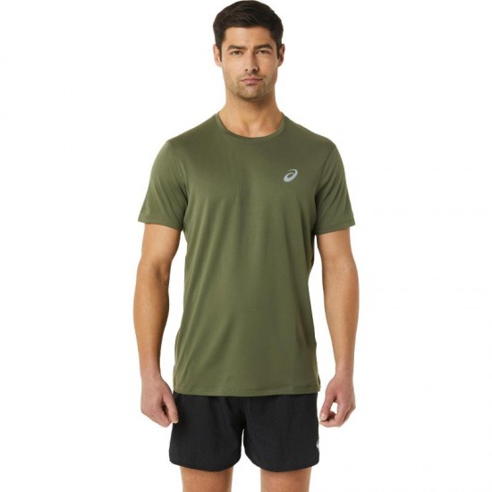 Asics Core SS Top T-Shirt Vert Fonce