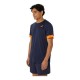 Camiseta Asics Court Midnight Blue Orange