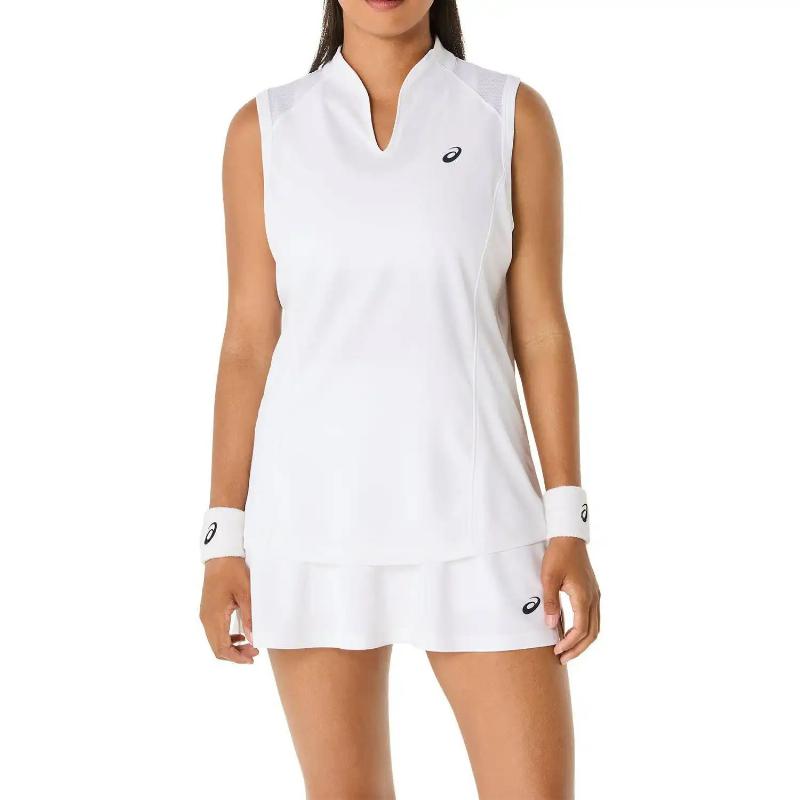T-shirt blanc f?minin Asics Court