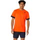 Camiseta Asics Court Naranja Azul Medianoche