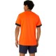 T-shirt Asics Court Orange Bleu Nuit