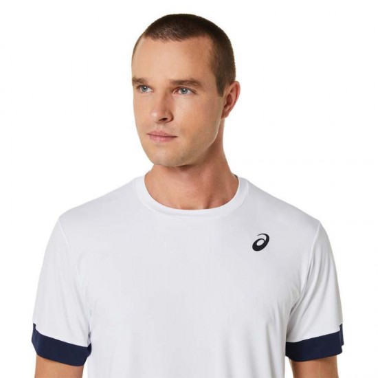 Asics Court SS T-Shirt Blanc