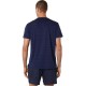 T-shirt Asics Court Stripe Marine Preto