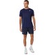 T-shirt Asics Court Stripe Marine Preto