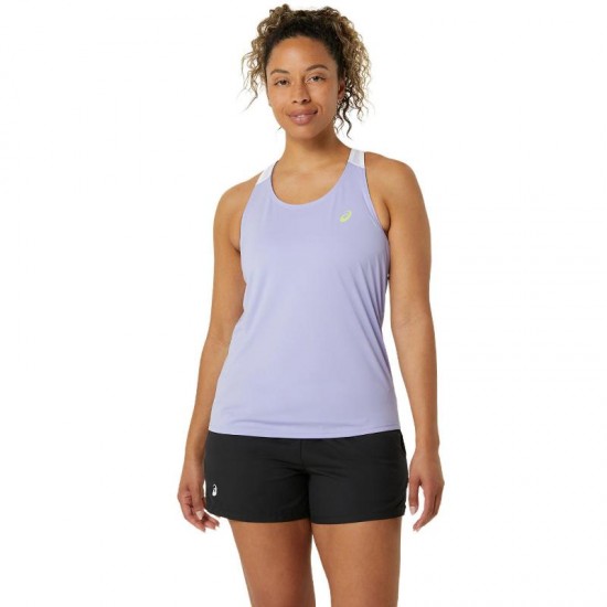 Camiseta Feminina Asics Court Vapor White Glossy