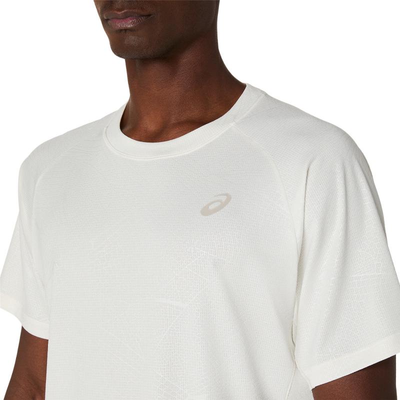 Camiseta Asics Game All Over Print SS Top Crema