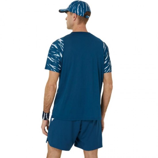 Camiseta Asics Game Blue Mako