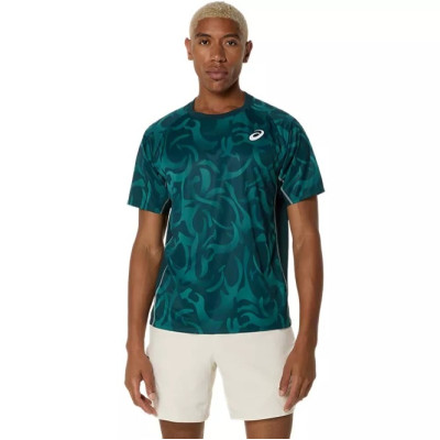 Camiseta Asics Game SS Top Green Saxon